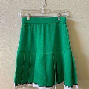 Women’s pleated knit vintage skirt.